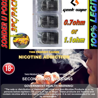 Geekvape U Pod Atomizer Cartridge for Sonder U Kit