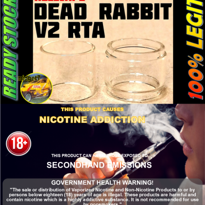 Hellvape Dead Rabbit V2 RTA Glass Tube 2ml/5ml