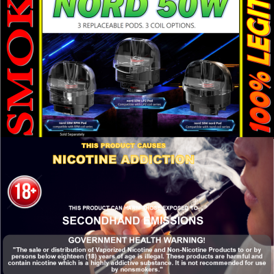 SMOK Nord 50W Empty Atomizer Pod Cartridge