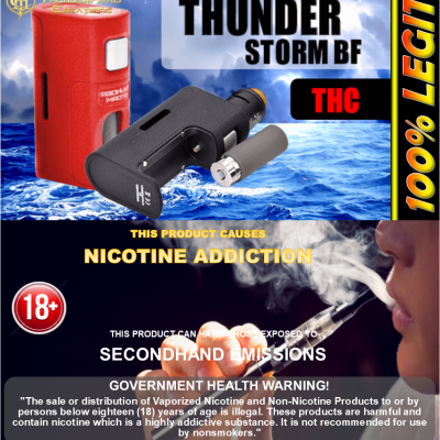 THC Thunder Storm BF Squonk Mod (21700,20700,18650)